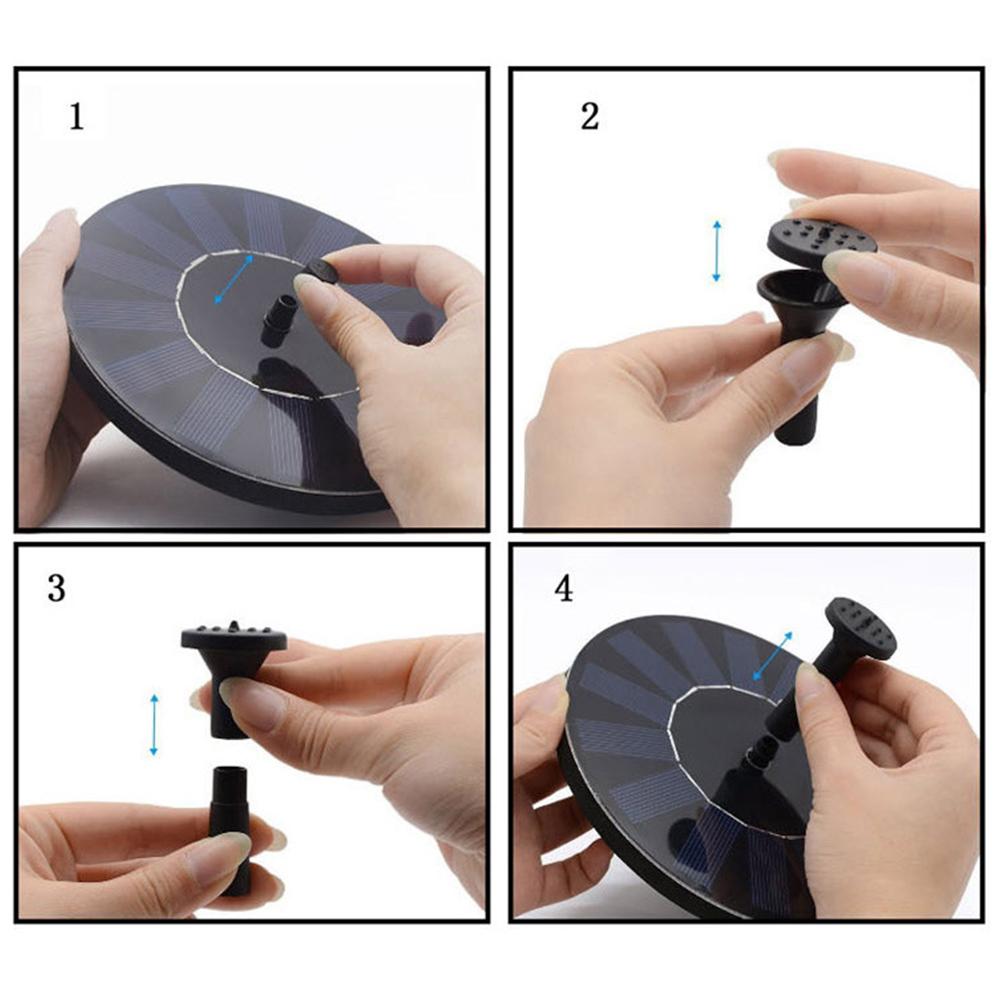 Floating Lotus Light Solar Powered Lotus Lamp With 6 Floating Light Waterproof Colors Lotus RGB Z7L7