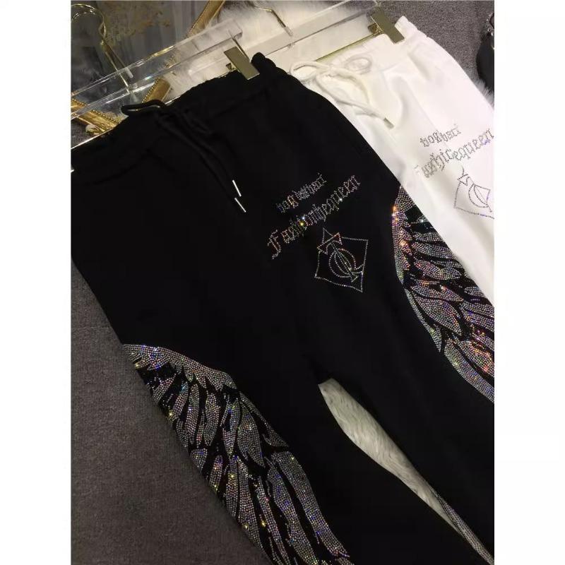 Übergröße Damen Winter Fleece Extra Dicke Hot Drill Jogginghose Schlanke Sport Freizeithose