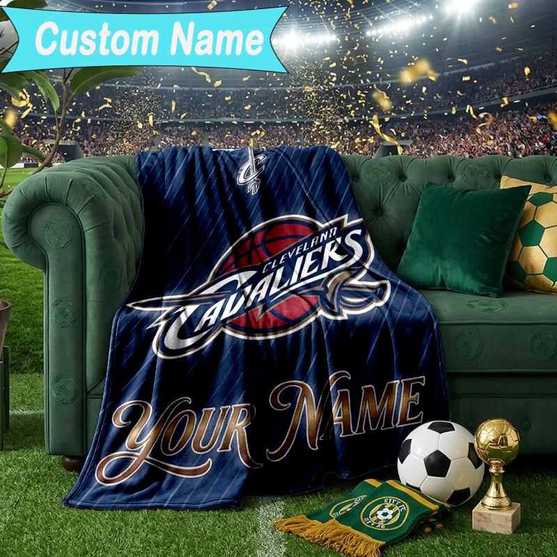 Custom Name Blanket Cleveland Lights Shadows Blanket Bedding Blanket for Travel, Camping, Living Rooms, Offices, Sofas, Fan Christmas gift