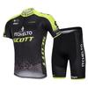 Mens Cycling Jersey Shorts Set Breathable Bike Apparel Road Mountain Biking