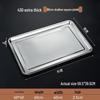 Commercial Thickened 430 Stainless Steel Rectangular Steamer Tray