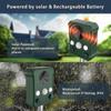 Solar Ultrasonic Repeller With IP65 Waterproof Rating For Pet Mole Repellent And Garden Pest Control Applications