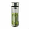 Double Wall Glass Tea Bottle Heat Resistant Infuser Large Capacity for Business