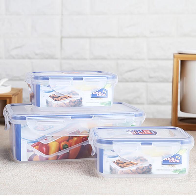 Lock&Lock Rectangular Food Storage Container 3-Piece Set