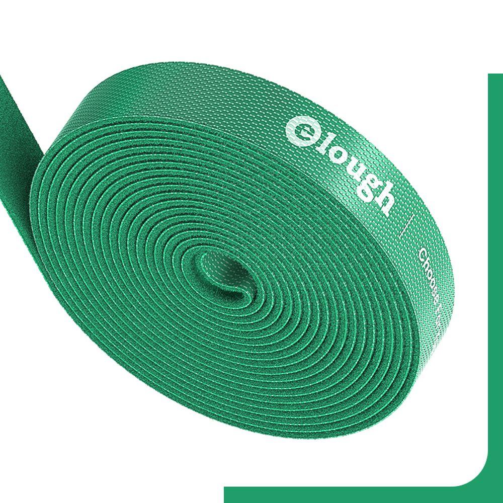 

Strong Sticky Nylon USB Cable Winder Cable Organizer Wire Clip Cable Organizer Earphone Protector 5M зелёный