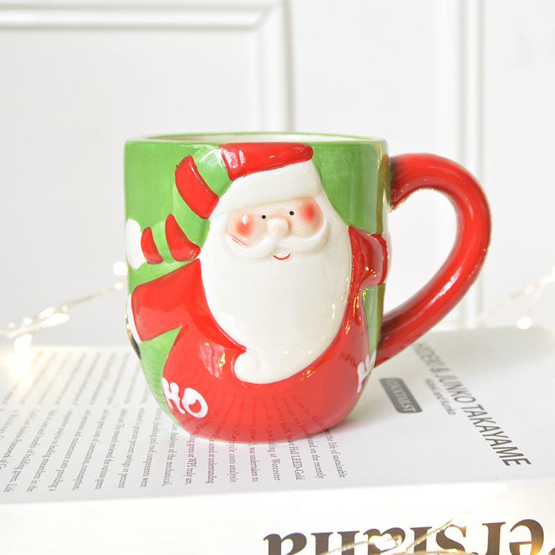 Weihnachtsserie Weihnachtsmann-förmige Tasse Schneemann-förmige Tasse Weihnachtsdekoration Geschenk