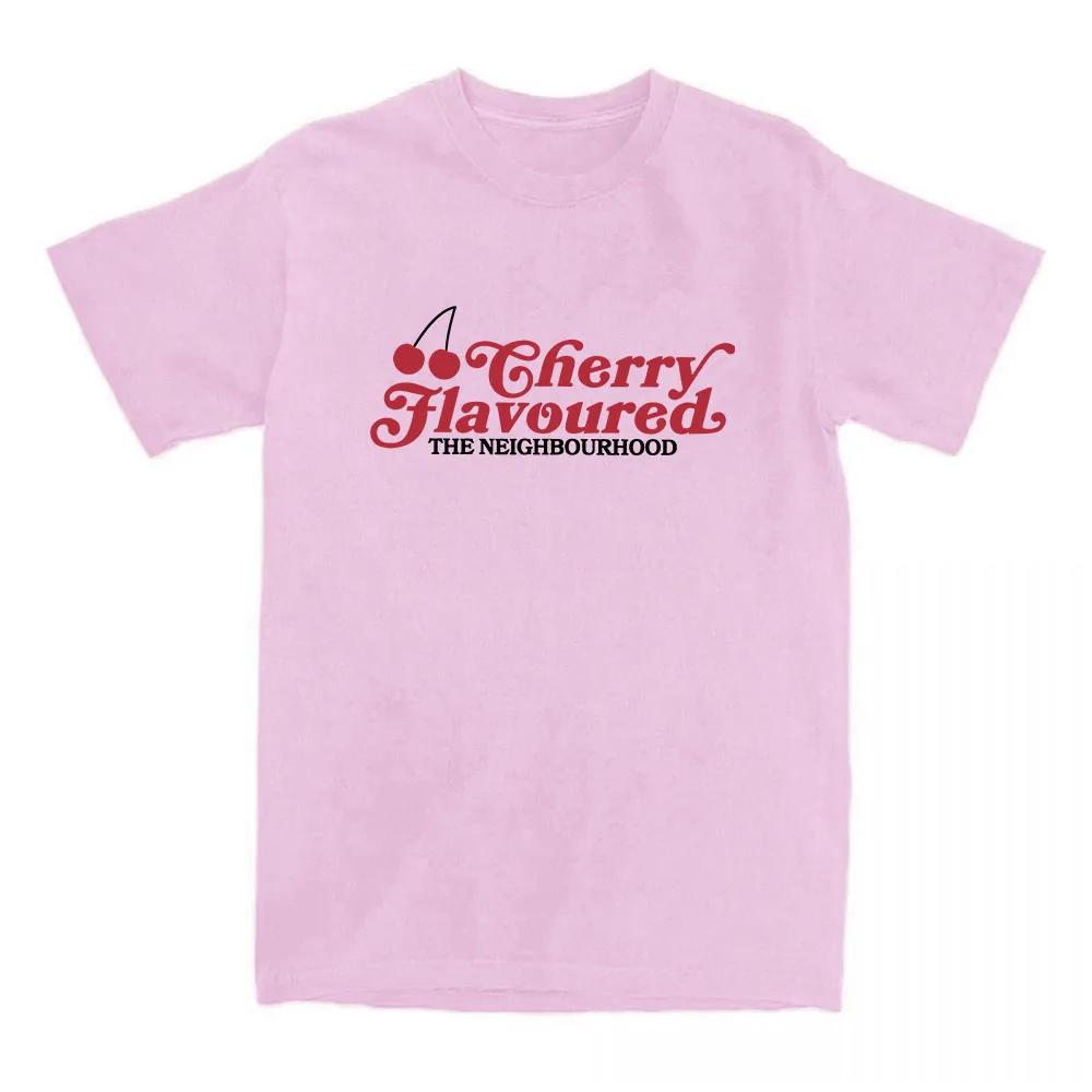 

Cherry Flavoured The Neighbourhood Tshirts Band The NBHD Graphic T-shirt Hip Hop UnisexS Treetwear Tees Summer Male Tops S