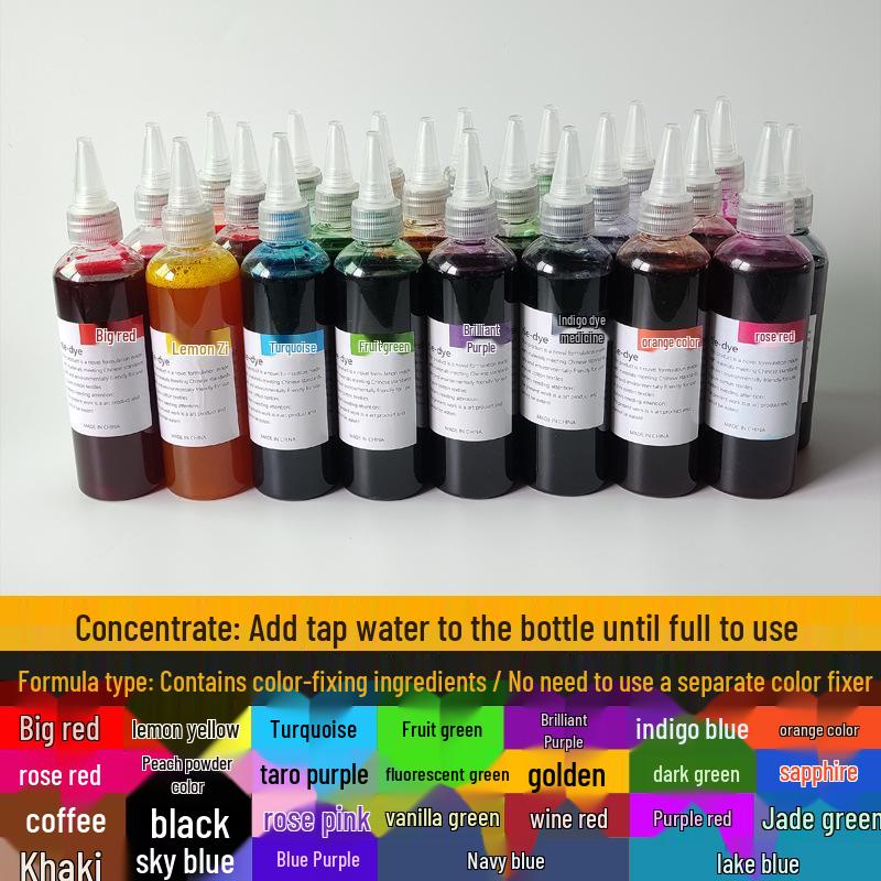 

Eco-Friendly 26-Color Tie-Dye Kit with 250ML Dyes and DIY Tools 125ML/Bottle with Pointed Tip
