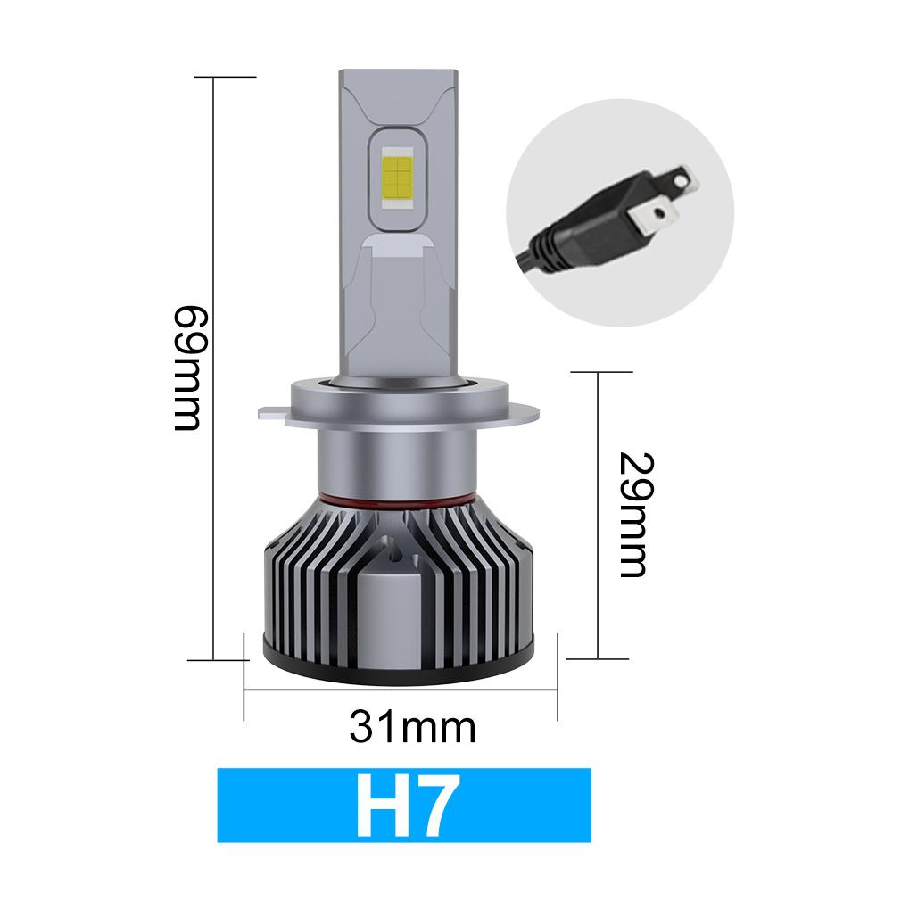 

2 шт. 140 Вт H7 светодиодные фары Canbus H1 H8 H11 H4 светодиодные лампы CSP 3570 чипы 9005 HB3 9006 HB4 9012 Hir2 35000LM авто турбо лампа 6000K 12 В 24 В H7