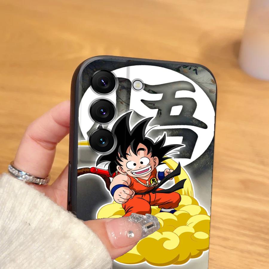 Cartoon Dragon Ball Case for Samsung Galaxy S26 S21 FE S23 S25 Ultra S24 Plus S10 S9 S20 Note 20 Ultra 8 9 10 Funda Phone Cover