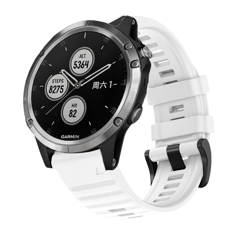 22/26mm Quick Fit Watch Strap for Garmin Fenix 5/Fenix 8Pro 47/51MM Waterproof Silicone Sports Watch Strap for Garmin Fenix 5