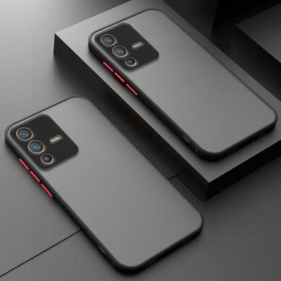 Custodia Lussuosa Antiurto Opaca Per Vivo Y28 Y72 5G V27 Y38 Y39 Y53S Y18 V40 SE Y29 V29 V30 Y31 Y21 Y33S Y70 Y04 V50 V23 V29E Y21D V60 Lite Copertura Armatura