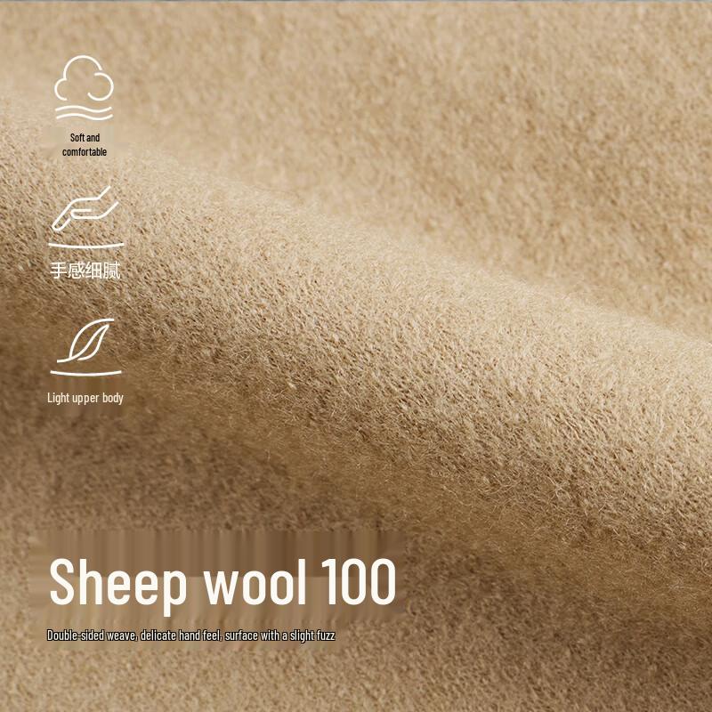 LESS 100% Lambswool Straight-Leg Commuter Pants