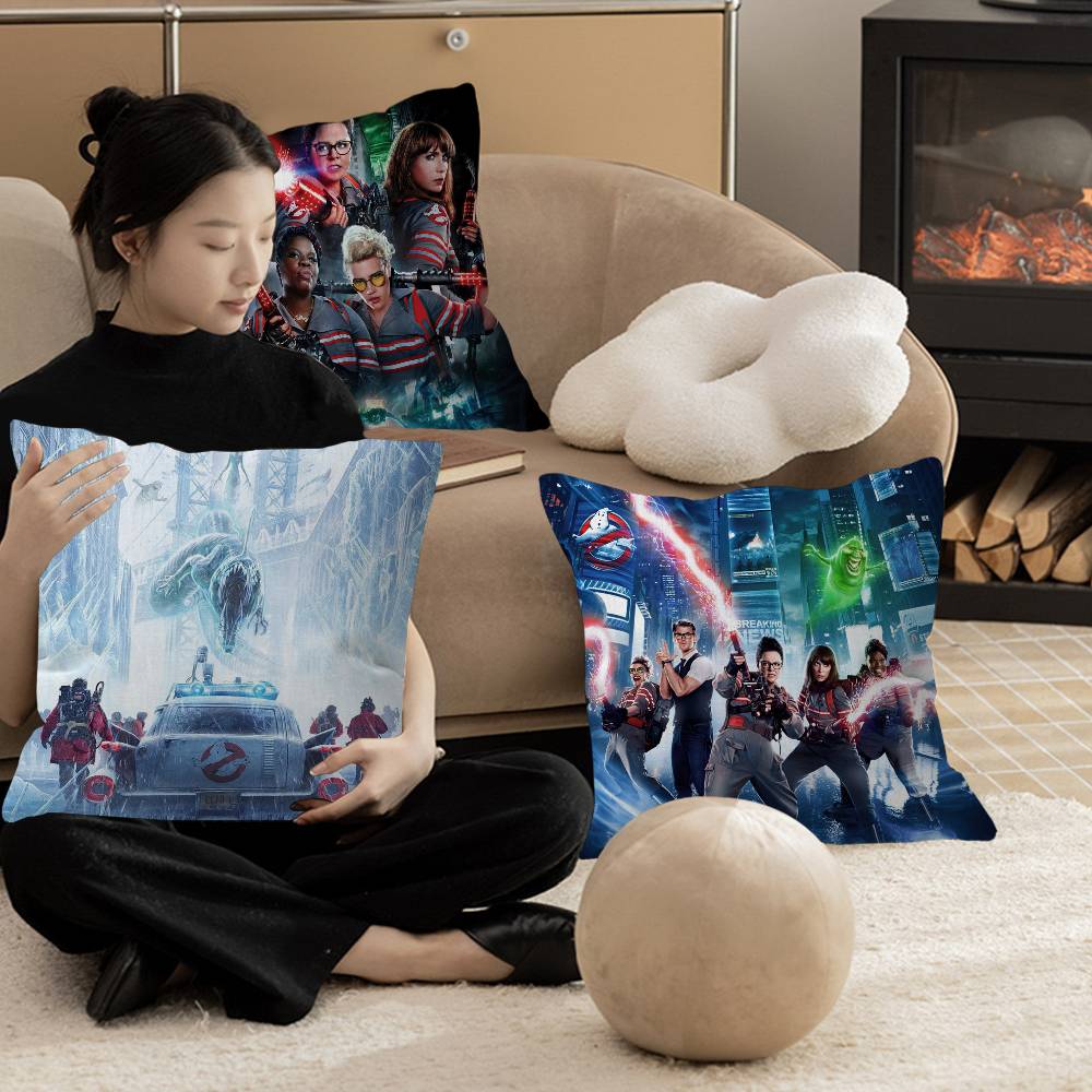 Classic G-ghostbusters Movie Pillow Cover Sofa Cushion Cover Home Room Decoration Children Gift