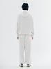 Beoteopeullaiseupocheuweeo Original Logo Jogger Pants Oatmeal