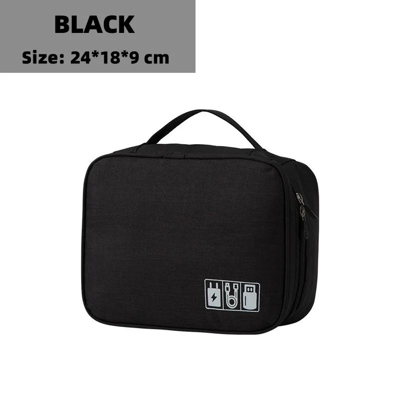 Charger Accessory Bag Multi-Layer Travel Electronic Digital Storgage Bag Multi-Function Earphone Data Cable Power Hard Disk Prot