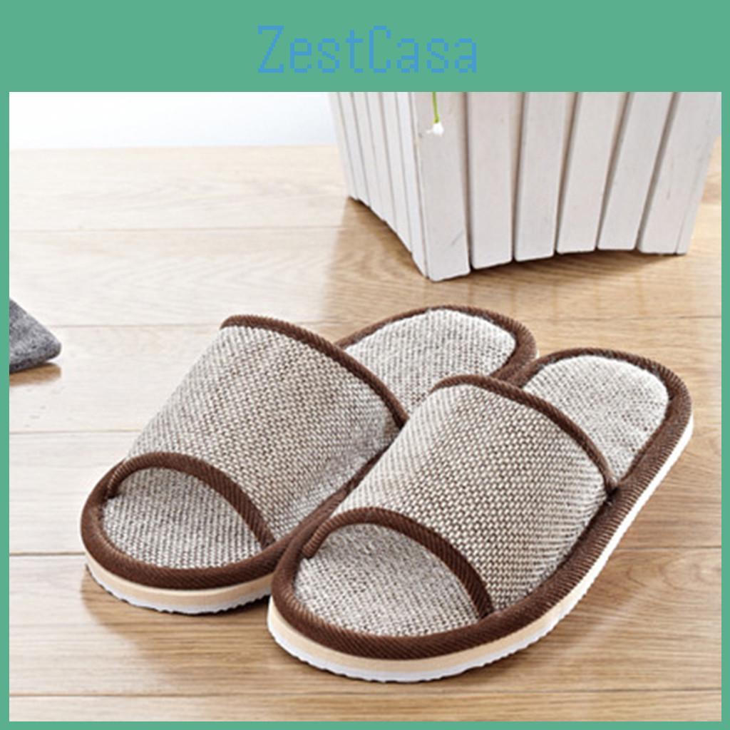 Shoes Women New Linen And Men Household Slippers Indoor Floor Shoes Summer Womens Mute Slippers Sandals Women Slippers