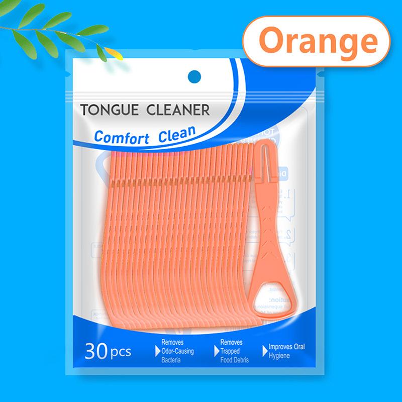 Tongue Scraper For Adult Disposable Tongue Cleaning Tool Plastic Mouth Scraper Travel Convenient Oral Hygiene Care Appliances