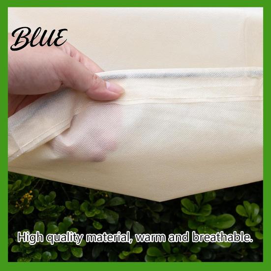 Thermal Non-woven Fabric for Potted Plants Plant Freeze Protection Cover Rectangular Frost Blanket with Drawstring Winter Covers Early Spring