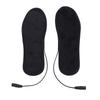 1 Pair Heated Insoles USB Heated Insoles Non Slip Temperature Control Heating Insole for Home