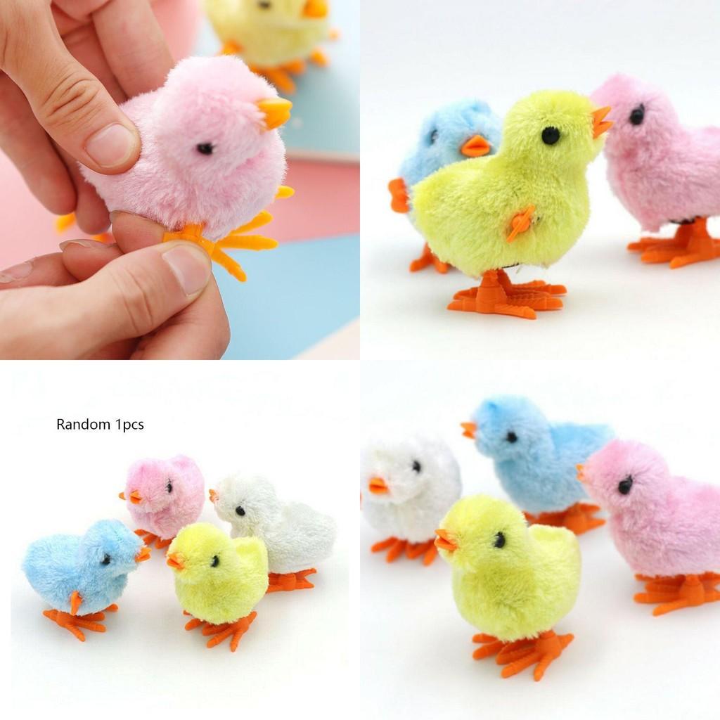 Frango Fofo de Corda Dançante Relógio de Corda Pelúcia Brinquedo Infantil