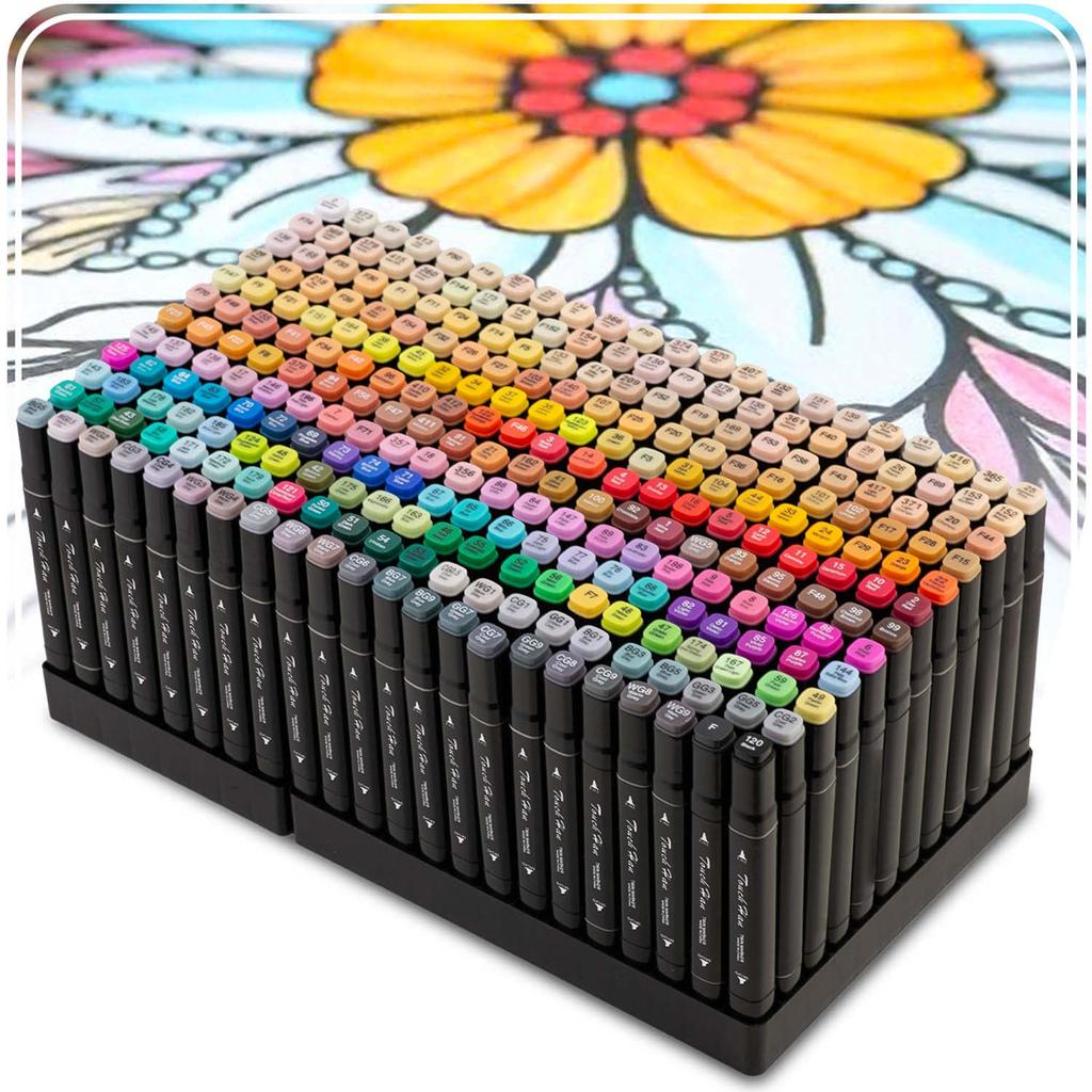 Nukido Nk-915 Alcohol Markers With Bag 262 Pcs