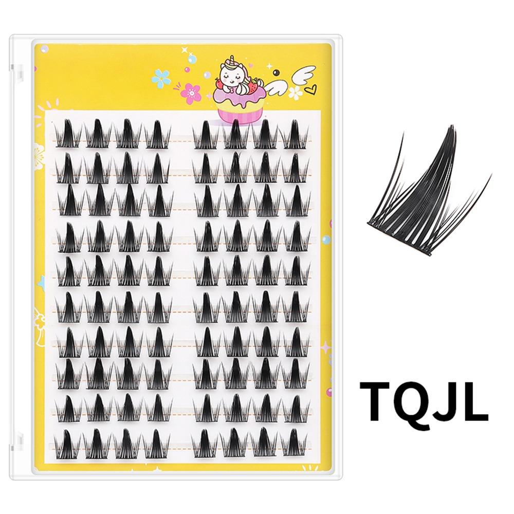 

Колючі Манга Кластери вій Аніме Індивідуальні вії 10 рядів Кластери вій TQJL