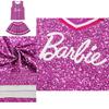 Barbie The Movie La La Land Halloween Cheerleader Costume For Children Sizes)