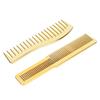 Haarschneidekamm für Friseursalons, breiter Zahnkamm für alle Haartypen, Gold