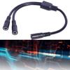 Durability DC5521 Y Splitter Extension Cable DC5.5x2.1mm Power Cord Wire for Home Security Cameras Accessories
