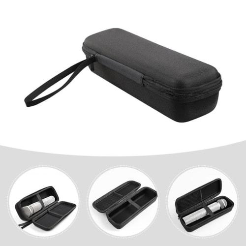 Totority Wireless Microphone Case - EVA Shockproof Zippered Bag for Handheld Microphones, Portable Storage Bag for Karaoke and Performances