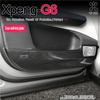 For Xpeng G6 2023-2025 Front & Rear Door Plate Guards ABS Inner Protector Cover Plate Trim Anti-Dirty Welcome Kick Pad