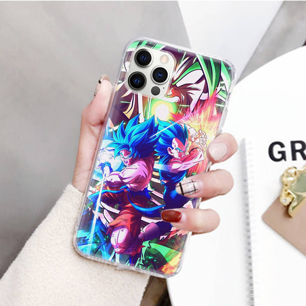 JW75 Dragon Ball Transparent Case for Samsung A04 A14 A23 M33 M53 Realme 10 9 C35 C55 VIVO Y02 X80 Infinix Hot 30 Note 11 Tecno Spark 8P Pro