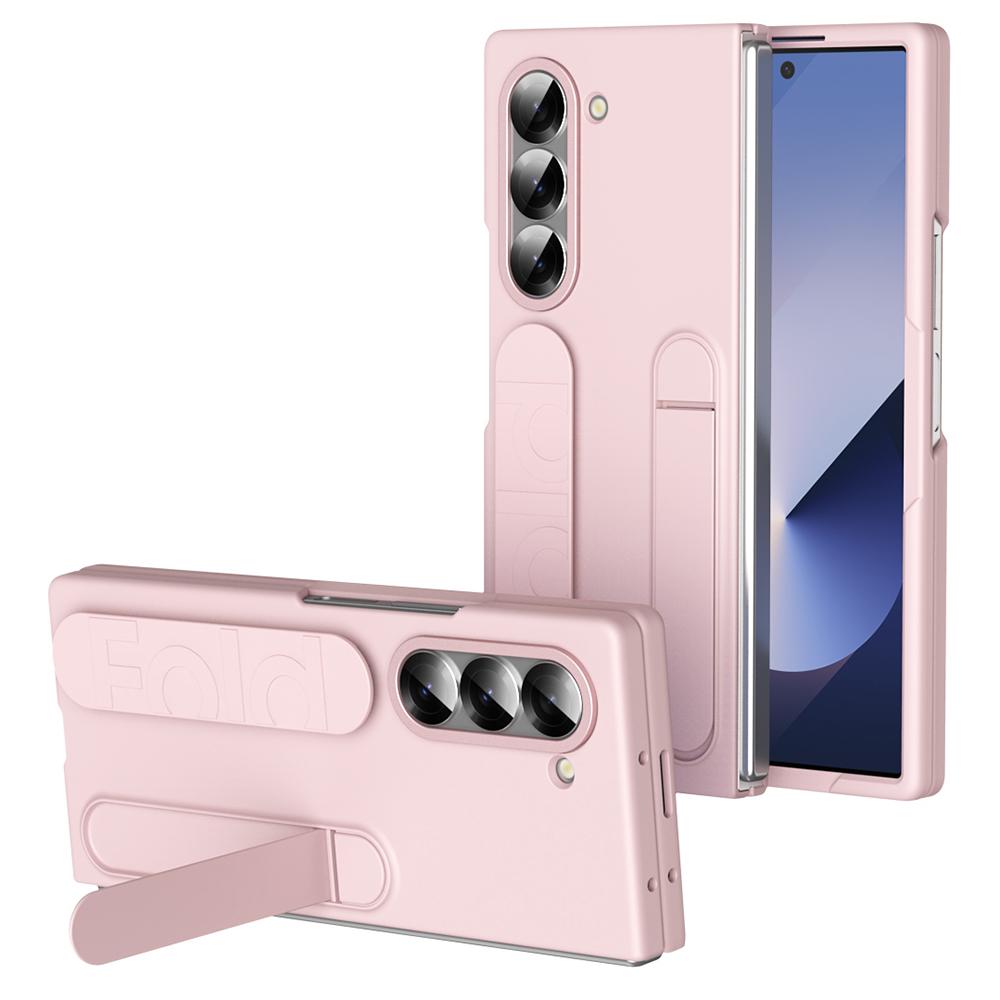 For Samsung Galaxy Z Fold5 5G Case Kickstand Wristband PC+Silicone Phone Cover