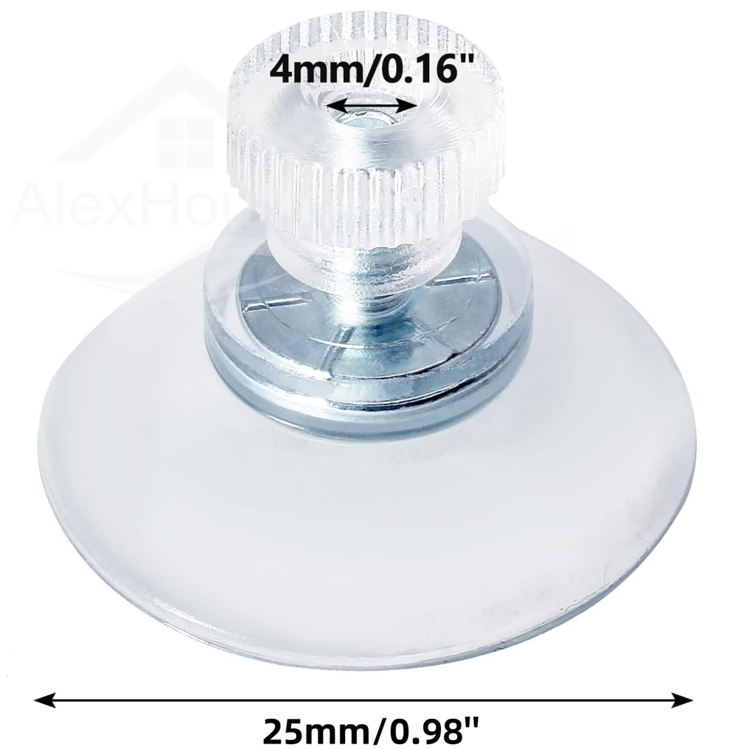 

10PCS Mushroom Head Clear Suction Cups Thumb Nut Strong Vacuum Suckers PVC Kitchen Bathroom Window Wall Car Hooks 10 PCS