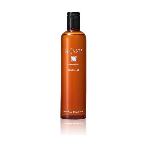 La CASTA Shampoo Aroma Esthetic Hair Soap 21 Organic 300ml For smooth, moisturized and shiny hair Made in Japan Natural Aroma