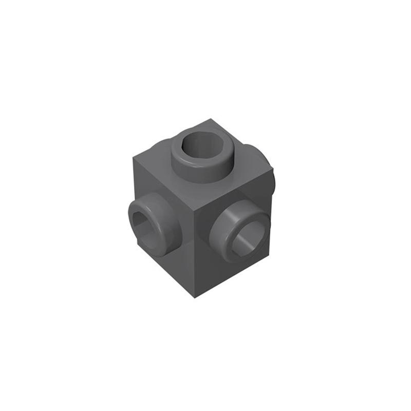 10 pezzi 4733 blocchi MOC compatibili con mattoncini modificati 1x1 con perni su tutti i lati mattoncini educativi fai-da-te all'ingrosso giocattoli per bambini
