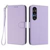 For Sony Xperia 1 VII Leather Case Wallet Stand Phone Cover with Wrist Strap
