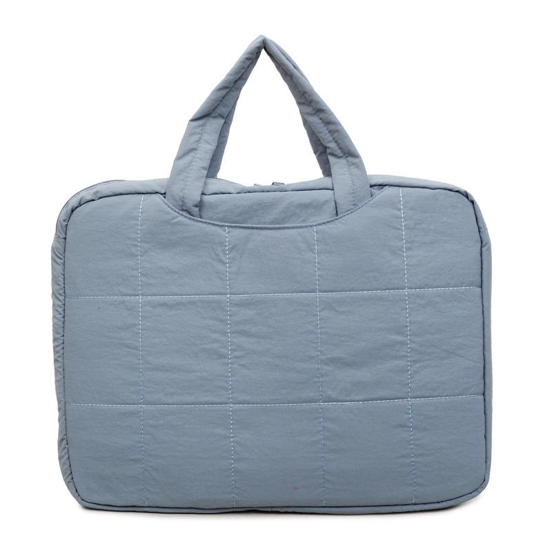 New Korean Style Laptop Shoulder Bag for Women Fashi Large Capacity Handle Bag Comfortable and Versatile Texture Laptop Bag