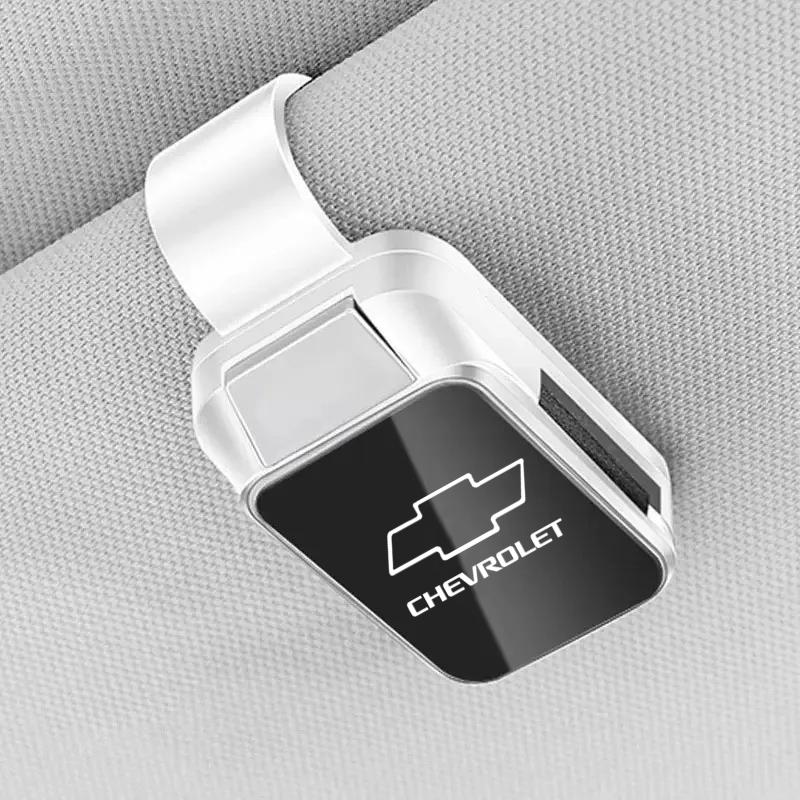 Auto Sun Visor Eyeglass Universal Eyeglass Hanger Clip For Chevrolet SS Z71 RT Captiva Colorado Cruze Spark Malibu Trax