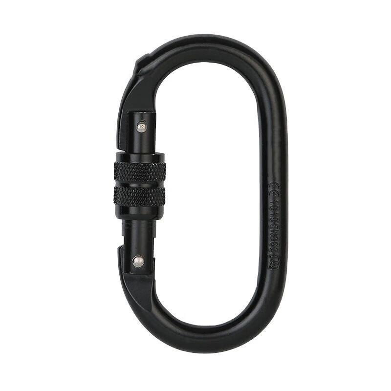 Jing Rui Zhi An O-Type Steel Screw Lock Carabiner One Size