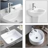 4Pcs Plastic Sink Hole Overflow Cover Sink Overflow Ring Set Round Overflow Hole Cover Basin Trim Drain Cap Cover For Kitchen