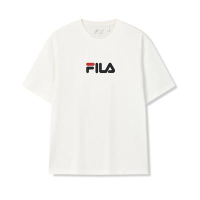 Fila Original Colorful Simple Classic Retro Logo Sports Casual Loose Short Sleeve T-Shirt Men Tops F51U619102FWT
