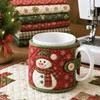 New DIY Christmas Cup Comfortable Sewing Set Christmas Cup Warmth Set Sewing Set Christmas Decorations (Cup not included)