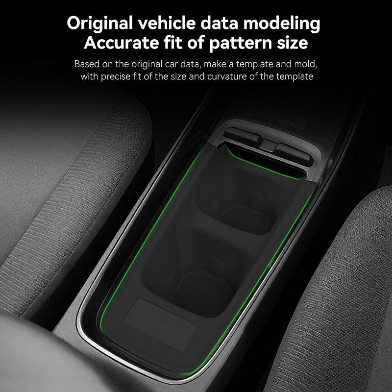 Suitable for 21-25 Toyota AQUA Silicone Central Control Water Cup Car Storage Box Car Storage Box Interior Accessories