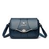 New Fashi Brand Women's Leather Crossbody Bags Small Shoulder Handbag Casual Flap Purse for Girls Ladies Daily Use Lightweight