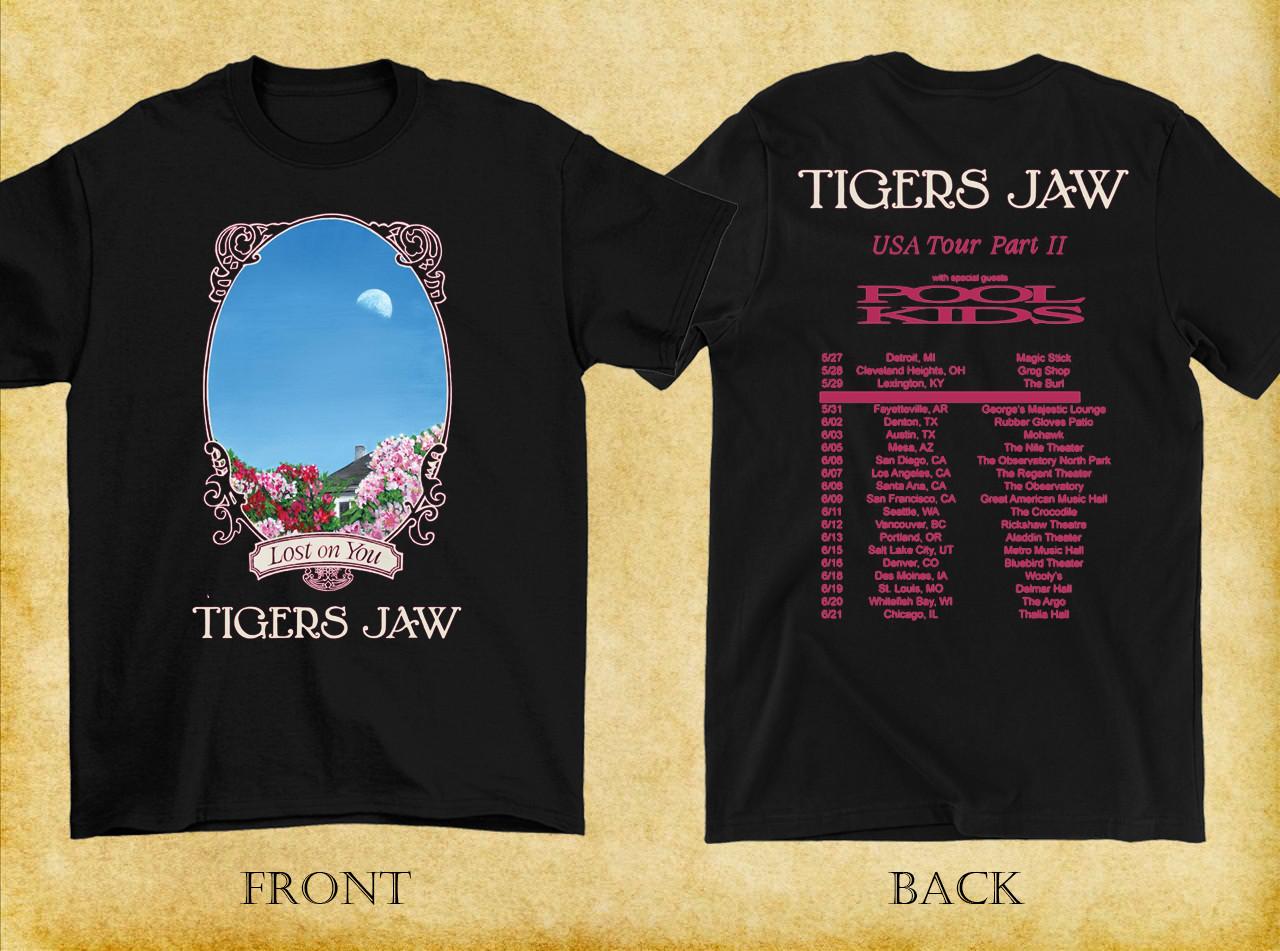 Tigers Jaw Band 2 Sides 2026 USA Tour Shirt Unisex Cotton Black S-5XL EM1649 S
