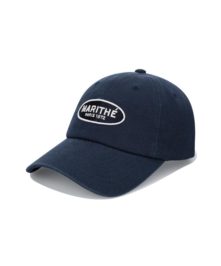 Malittepeulangsowajeobeo Oval Regular Logo Cap Navy