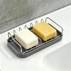Bathroom Countertop Soap Holder Soap Storage Draining Rack & Kitchen Sponge Storage Rack Durable Easy To Clean Organizer