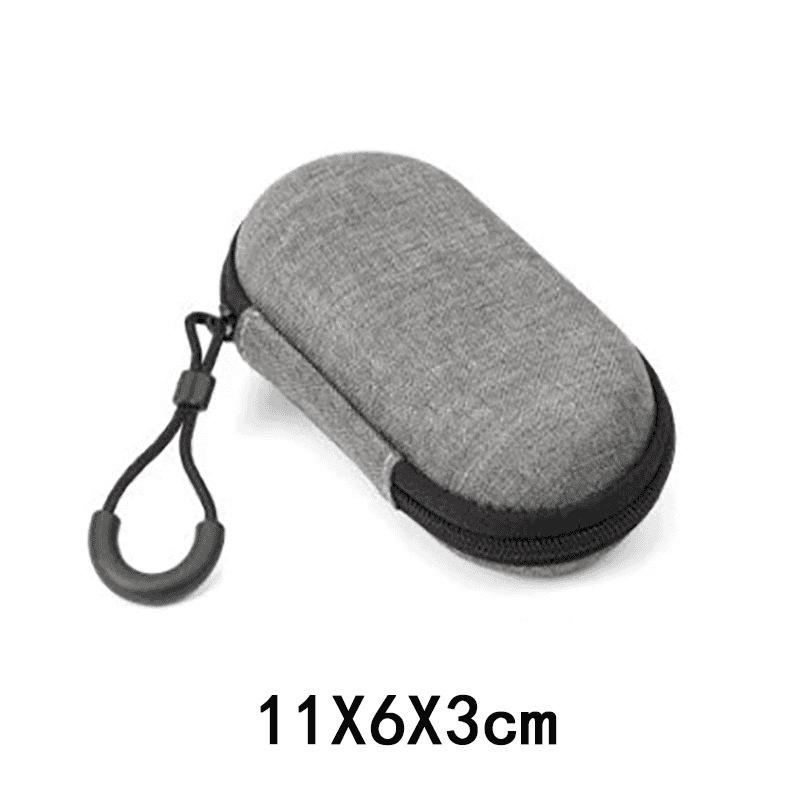 

Data cable storage bag, power bank, earphone charger, digital accessories, travel portable storage box Oval